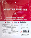 Original Home Blood Typing Kit - New Package + Improved Lancet (2 kits)
