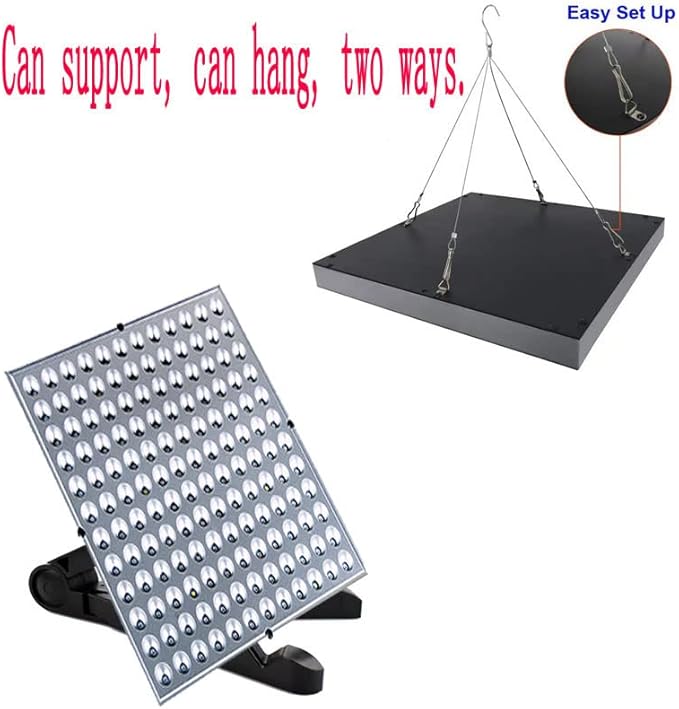 45W660/850nm Dual-wavelength LED Skin and Body phototherapy Panel with Bracket, Grey