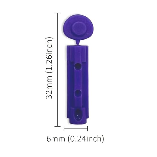 One Step Lancing Device & 100 x 30 Gauge Twist Top Lancets, Blood Sampling Pen, 5 Depth Settings, Gluco Sugar Level Testing, Less Pain and Ejector