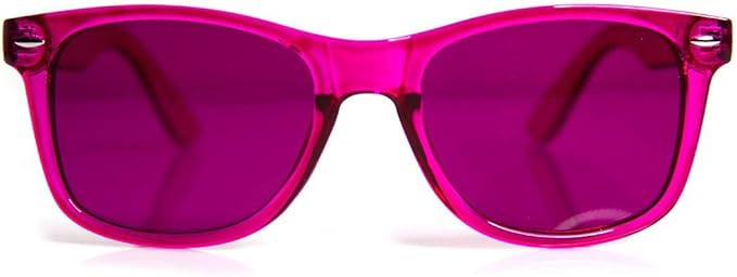 GloFX Magenta Color Therapy Glasses Chakra Glasses Relax Glasses