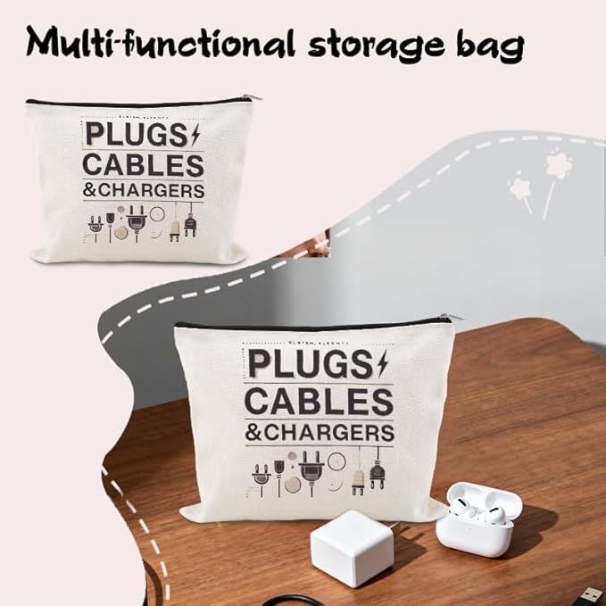 Charging Cable Organizer Pouch Bag Travel Elastic Silicone Cable Straps Cord Organizer Anti Loss Portable Earphone Plug Charger Storage Bag Data Cables Protector Cover Charge Cord Tie Wraps Protection