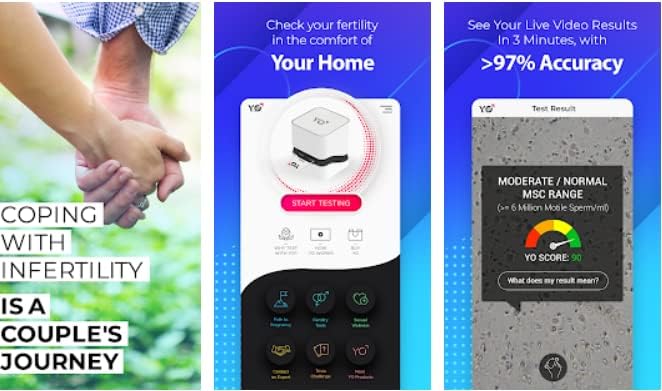 Refill Kit | 2 Additional Tests for YO Home Sperm Test | Motile Semen Analysis | YO Testing Device NOT Included - Refill Pack Only | Choose: 4 Pack, 2 Pack