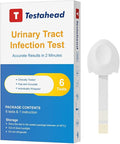 UTI Test Strips for Home Use Detects White Blood Cells and nitrites in Urine 2-Minute Rapid Results Suitable for Women, Men, and Children Urinary Tract Infection Test Strips (6 Pack)