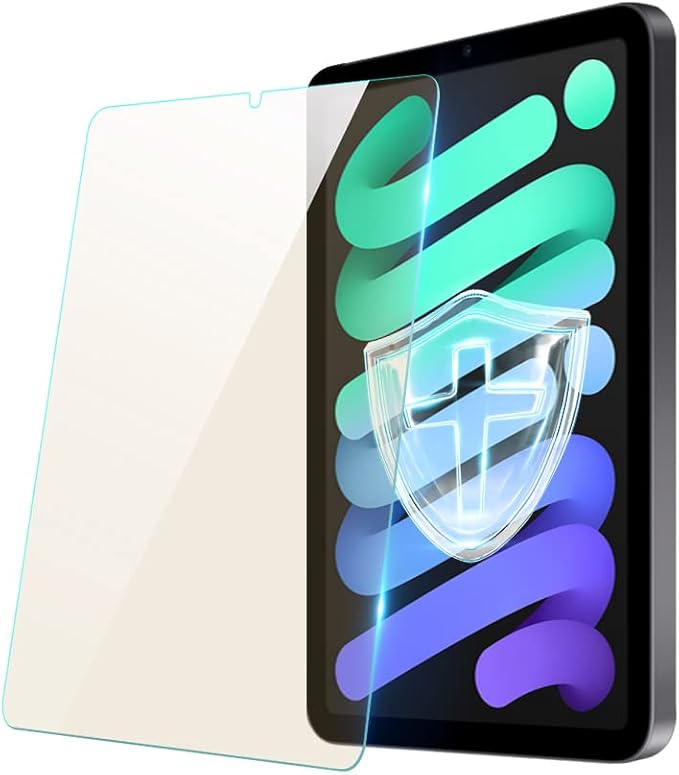 PERFECTSIGHT Anti Blue Light Screen Protector Compatible with iPad Mini 7 A17 Pro 7th Gen 2024 & Mini 6 6th Gen 2021 8.3 Inch, [Eye Protection] HD Clear Filter 6 Radiations Tempered Glass [1 Pack]