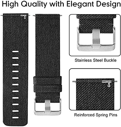 Lamshaw Compatible with Shock Clock Max Band, Breathable Nylon Woven Fabric Replacement Accessory Strap Compatible for Pavlok Shock Clock 3, Max