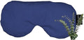 Mother Earth Pillows Sinus Flax Pillow for Natural Relief (Royal Blue - Breathe Herbal Blend)