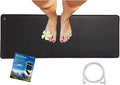 Grounding Mat Plus Grounding Cord. Grounded Foot Therapy, Grounding Desk Mat, Grounding Keyboard Mat to Protect The Body, Improve Energy, Relieve Pain,Sleep Assist (11.6X39 in)