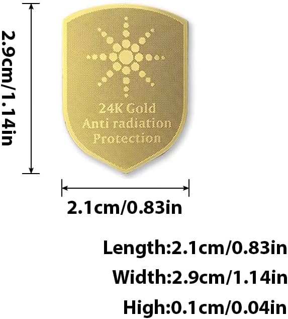 WeLohas Phone Protection Sticker,Works for Cell & Smart Phones, Laptops, Tablets,TV, Monitors - Suitable for All Devices,Golden -12Pcs