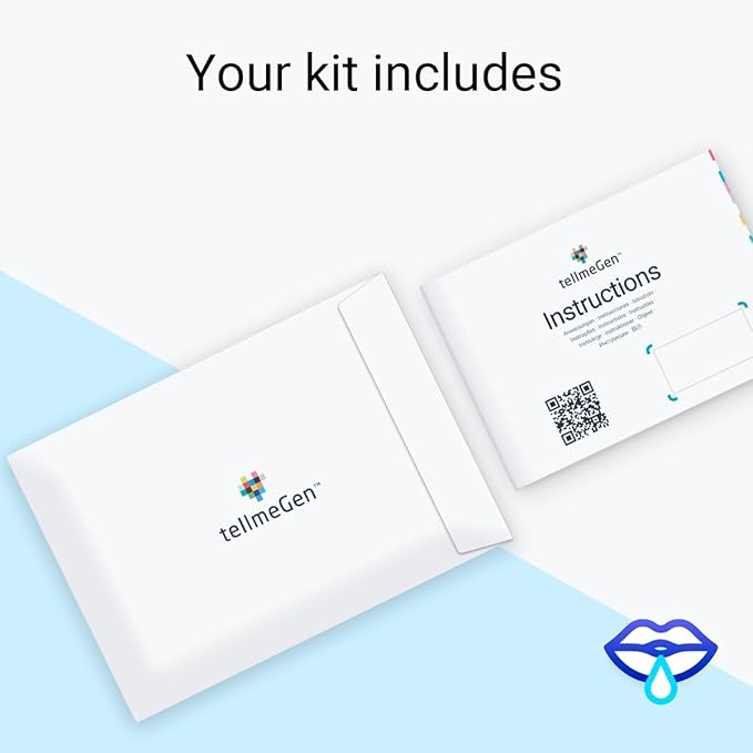 tellmeGen DNA Test Starter (Ancestry - Traits - Fitness and Diets) More 90 Online Reports - Ancestry DNA Test Kit, DNA Connect Family Finder, Sports, Diet and Traits