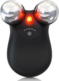 Microcurrent Facial Device,Latest Red Light Technology,Enhances The Ability to Lift The Face and Tighten The Skin,Facial Wrinkle Equipment,Smart Photon Micro-Current Device,Model:EP-300. (Black)