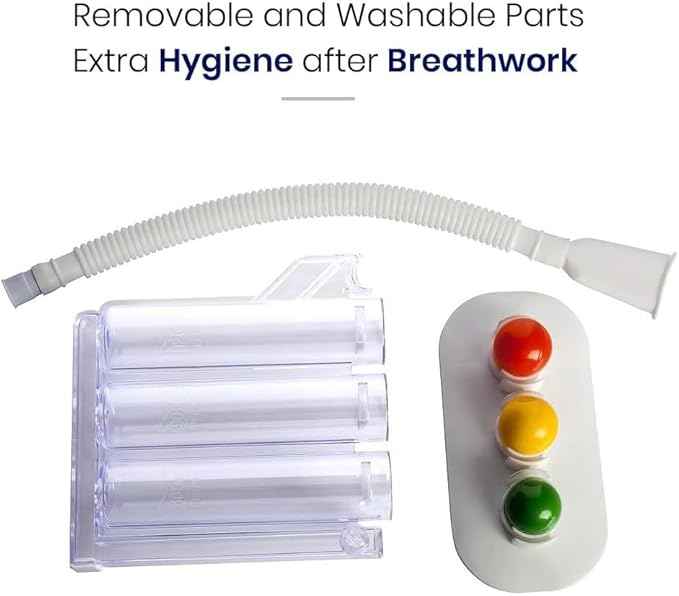 HealthAndYoga™ Deep Breathing Exerciser - Breath Exercise System