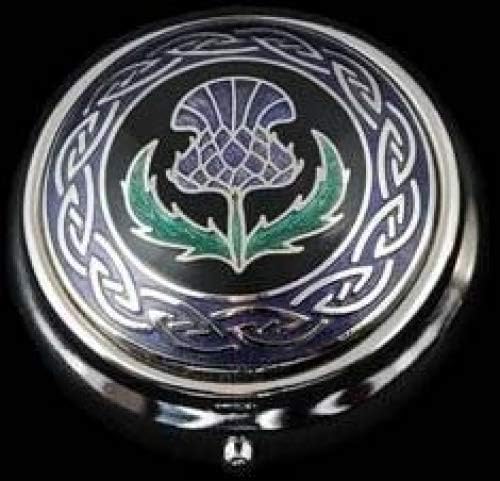 Pill Box in a Scottish Thistle Design