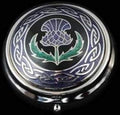 Pill Box in a Scottish Thistle Design