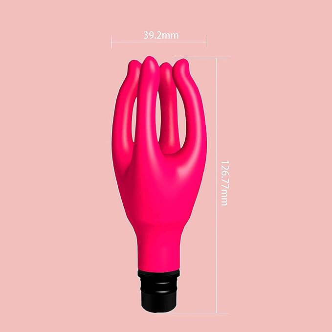 Massage Gun Attachments,Silicone Massage Gun Heads,Deep Tissue Percussion Trigger Point Massage Replacement Head, Plug and Play Comfort Tools (Color : E, Size : 18MM-19MM)