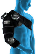 Bownet ICE20 Refillable Arm & Shoulder Ice Pack Compression Wrap for Pain Relief (One Size)