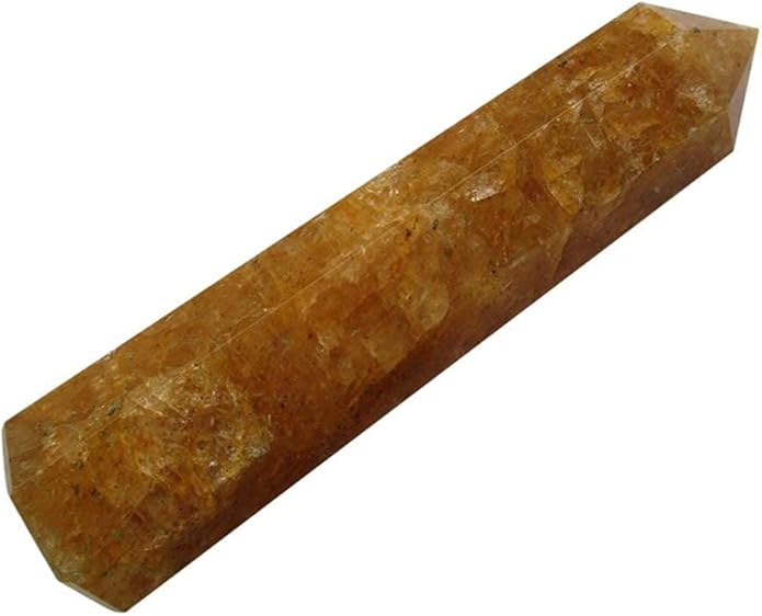 WholesaleGemShop 3 Inch Gemstones Obelisk Tower Jumbo Facet Aura Rock Crystal Natural Polished Earth Wand Spirit