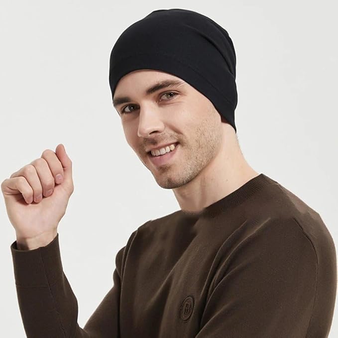 Emf Protection Beanies Cap,Unisex Faraday Hat,Microwave Radiation Blocking Stretch Cap