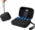 Insulin Vial Case for Travel, Fits 10ml/3ml Bottles, Hard Shell Insulin Bottle Storage Organizer with Foam Slots & Mesh Pocket, Diabetic Supplies Organizer for Home and On-The-Go (15 Slots)