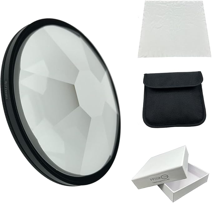 Photography Special Effects Filters Foreground Blur 77mm 8-Sided Kaleidoscope Glass Prism SLR Accessories