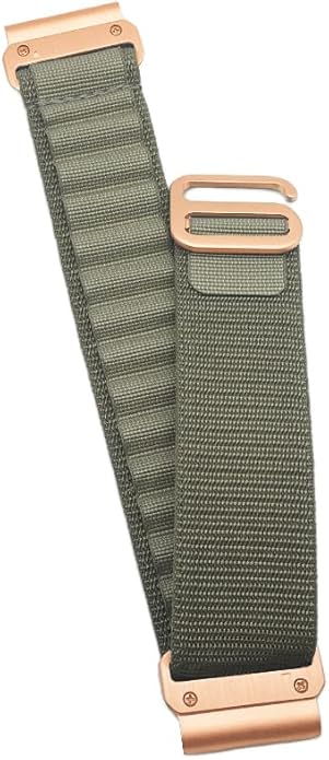 Custom Fit by Wrist Size, Small & Large Wrists, for Garmin Nylon Watch Band –– Compatible with QuickFit 20mm / 22mm / 26mm, Fenix 7, Instinct 2X, Forerunner, Epix, Tactix, MARQ, quatix, Approach