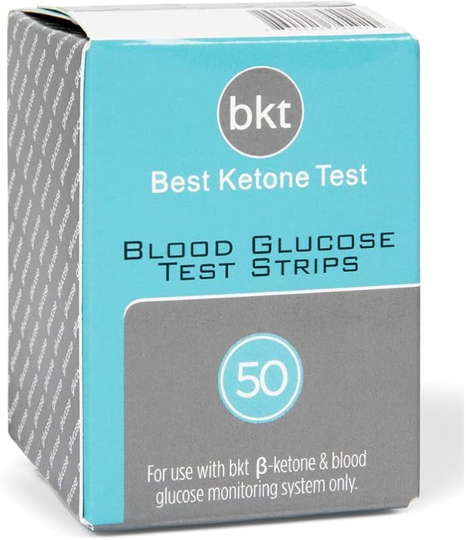 BKT TD-4279 Blood Glucose Test Strips 50ct - NOT for Keto-Mojo GK+ - Only for BKT Meter and Original Keto-Mojo Bluetooth TD-4279