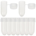 Mini Capsule Container Clear Single Capsule Shell Portable Pill Organizer Compact Medicine Holder for Travel Daily Use