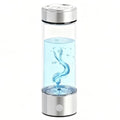 Hydrogen Water Bottle, Powerful Hydrogen Water Generator with SPE/PEM, 14OZ Portable Hydrogen Water Machine, Rechargeable Hydrogen Water Ionizer Machine for Health Support, Home, Travel, Office
