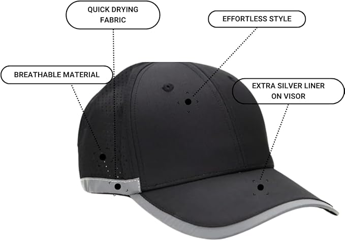 EMF Radiation Protection Hat with USPF 50+ Shield Wi-Fi Blocker High Frequency Defender Shield RF Blocker Baseball Caps