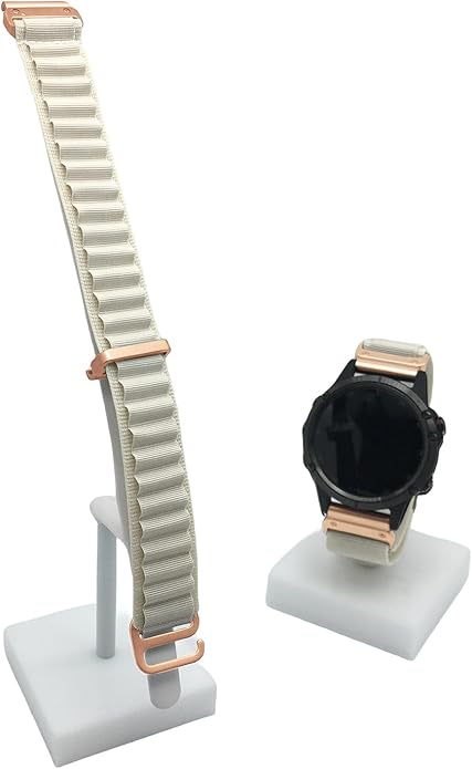 Custom Fit by Wrist Size, Small & Large Wrists, for Garmin Nylon Watch Band –– Compatible with QuickFit 20mm / 22mm / 26mm, Fenix 7, Instinct 2X, Forerunner, Epix, Tactix, MARQ, quatix, Approach