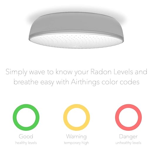 Airthings 2950 Wave Radon – Smart radon detector with humidity and temperature gauge. Accurate and user-friendly, wireless