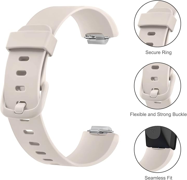 4 Pack Bands Compatible with Fitbit Inspire 2 Bands for Women Men, Adjustable Replacement Sport Wristbands Straps for Fitbit Inspire 2 / Ace 3