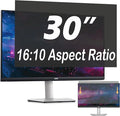 30 Inch Privacy Screen for Computer Monitor, 16:10 Anti-Spy Filter for Laptop & PC Display, Blue Light Blocking Anti-Glare Reversible Protector Film, Easy Slide-Mount Installation (30 Inch Widescreen(16:10))