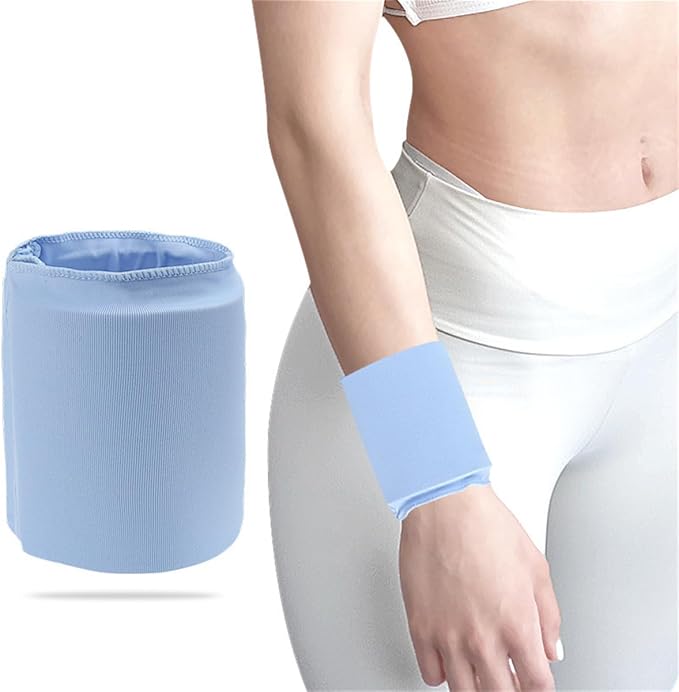 Wrist Ice Pack Wrap - Hot & Cold Gel Compression Sleeve for Carpal Tunnel, Arthritis, Tendonitis, 360° Coverage Support, Reusable - 1 Pack, Blue