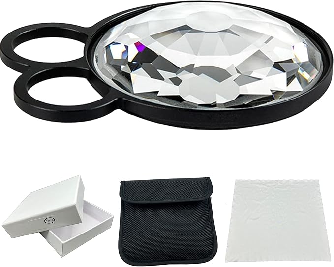 77mm Handheld Kaleidoscope Glass Prism Camera Filter Variable Number of Subjects SLR Photography Accessories