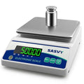 Lab Scale 3000g x 0.01g Scientific Scale g/oz/ct/lb High Precision Digital Electronic Analytical Balance for Jewelry Kitchen Laboratory School, Includes 500g Calibration Weight Battery