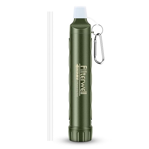 Tentock Water Filter Personal Purifier Simple Outdoor Portable Equipment Disaster Prevention Mountaineering Earthquake Lightweight Small