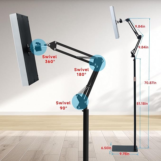 Red Light Therapy for Body and Face, 3 in 1 Red Light Panel with Removable Stand, Adjustable Red Light Lamp, LED 660nm Red Light and 850nm Infrared Red Light Therapy Devices for Full Body Skin Home