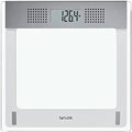 Taylor Precision Products Digital Bathroom Talking Scale, 5 Languages, Scales Body Weight, White Scale Clear Glass Stainless Steel Accents, 440 LB Capacity, Clear Stainless Steel Accents (5294756)