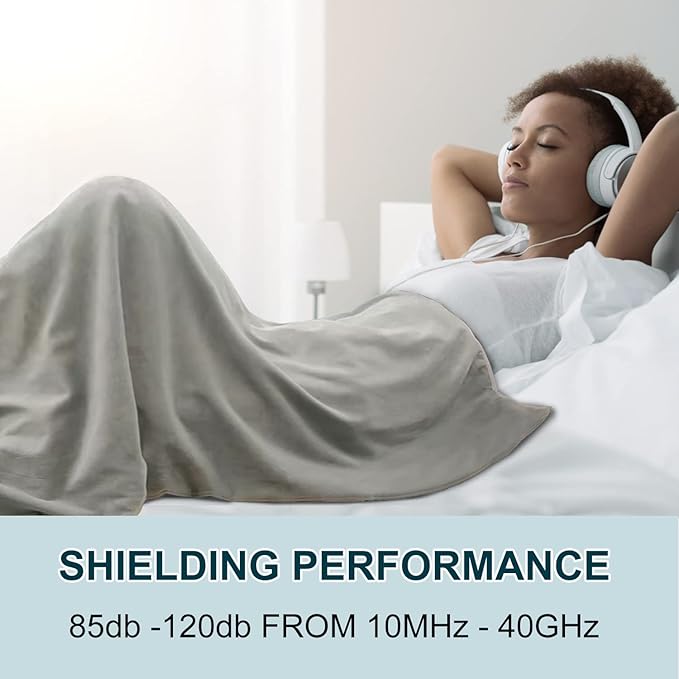 STARLENGET EMF Blanket for Pregnant and Babies, 5G Anti-Radiation Faraday Blanket, WiFi Bluetooth Electric Wave Pregnancy Protection, 38'' x 40''