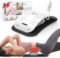 Back Stretcher for Lower Back Pain Relief,Adjustable Lumbar Traction Device, Ergonomic Spine Board with Acupressure Points,Back Massager for Spinal Decompression and Scoliosis