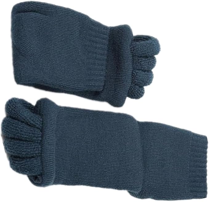 Women Toe Separator Socks Toeless Foot Alignment Socks for Yoga GYM Massage Pain Relief Improves Circulation Stretchy