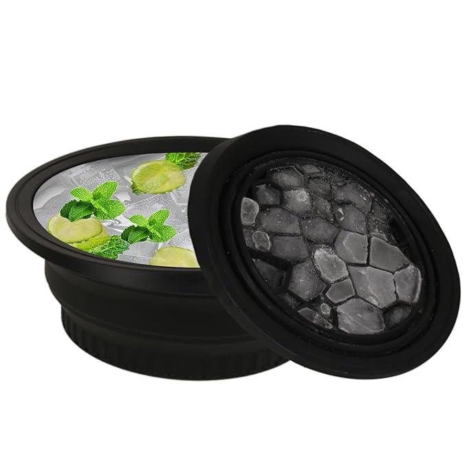 Face Bowl for Ice with Built-in Icetray, Silicone Ice Facial Foldable Washbasin, Ice Bath for Face,Facial Plunge Bowl