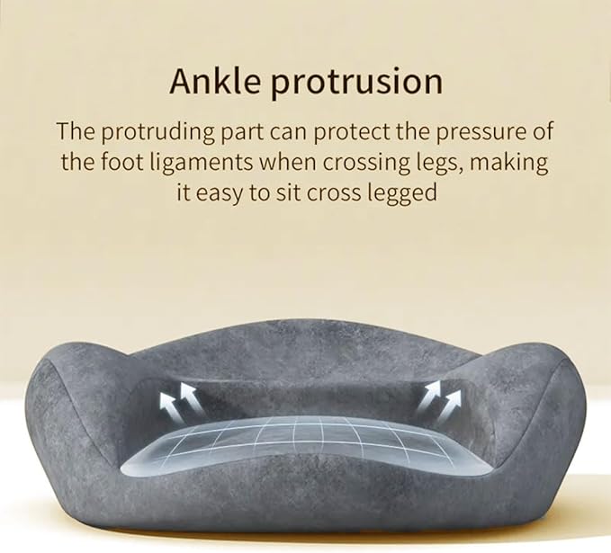 Meditation Air Cushion - No More Numb Legs | Ergonomic Design for Optimal Support and Posture