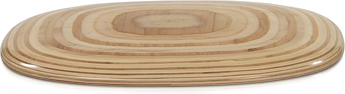 ALLEYOOP WOOD ROCKER BOARD • Unique 360° Omni-directional Rocking Movement • Ergonomically Engineered For Stability At Your Standing Desk, Medium, Gray