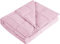 L'AGRATY Weighted Blanket - 36"x48" 5lbs Cooling Breathable Microfiber Material with Glass Beads Small Blanket All-Season Summer Fall Winter Soft Thick Comfort