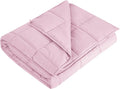 L'AGRATY Weighted Blanket - 60"x80" 20lbs Cooling Breathable Heavy Blanket Microfiber Material with Glass Beads for Adult All-Season Summer Fall Winter Soft Thick Comfort