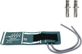 Blood Pressure Nylon Cuff with Dual Tubes + BP 12 Connectors for Infant 10-19 cm, Reusable Replacement NIBP Cuff with Inner Airbag for Monitor Machine