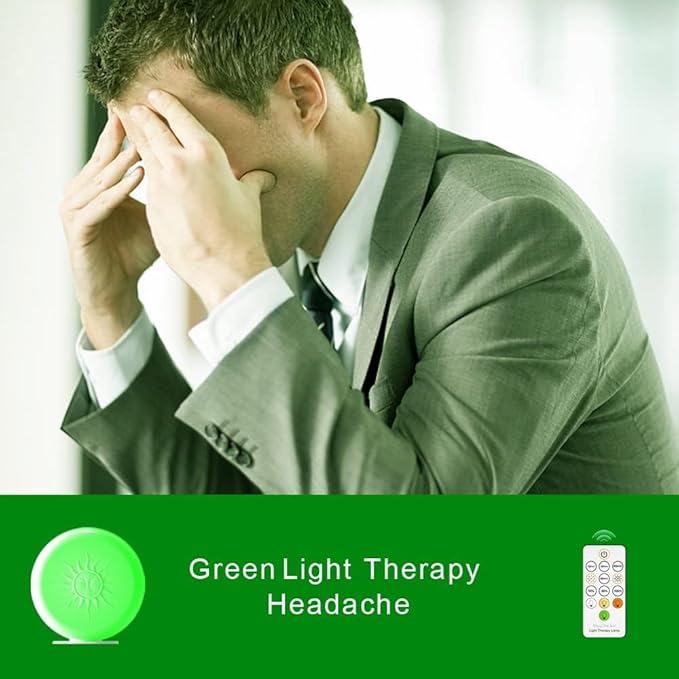 McDen Light Therapy Lamp, UV Free 10000 lux, Desktop Desk Lamp with Green Light and Three Types of White Light, 20 Adjustable Brightness Levels, and 4 Timer Functions