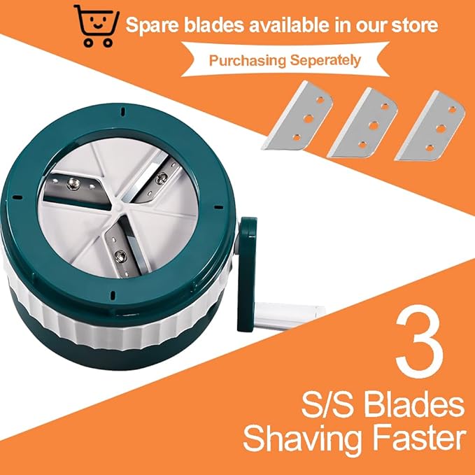 Ice Shaver and Snow Cone Machine - Premium Portable Ice Crusher and Shaved Ice Machine with Free Ice Cube Trays - BPA Free