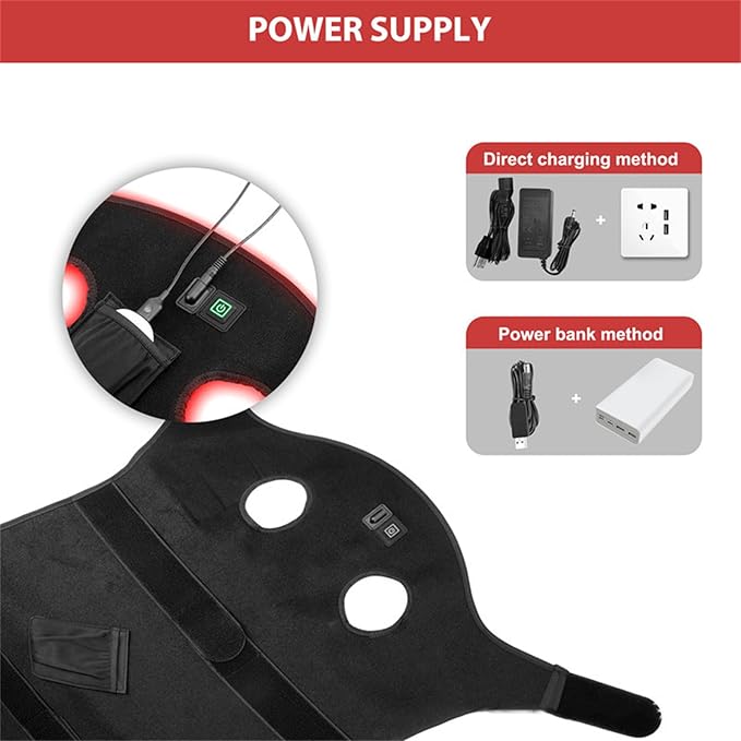 LED Red Light Therapy Device for Horse, Horse Near Infrared Therapy Wrap Portable Deep Light Therapy Red Light, Gen Daily Use